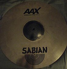 An 18" Sabian AAX X-plosion Crash. Sabian AAX Xplosion Crash.JPG