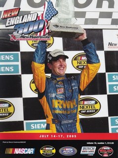 <span class="mw-page-title-main">2005 New England 300</span> Motor car race