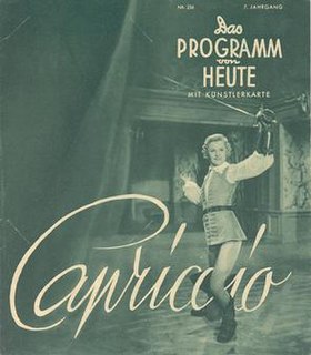 <i>Capriccio</i> (1938 film) 1938 film