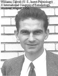 Carroll Williams, Xth International Congress of Entomology'de (Montreal 1956) .jpg