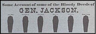 <span class="mw-page-title-main">Coffin Handbills</span> Series of pamphlets attacking Andrew Jackson