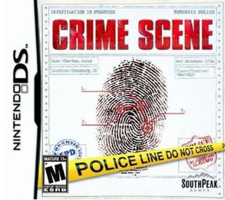Crime Scene is an adventure game for the Nintendo DS. It was released on February 16, 2010.