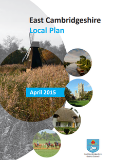 The East Cambridgeshire Local Plan was produced by the local authority and adopted in 2015. East Cambridgeshire Local Plan 2015.png