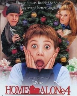 <i>Home Alone 4: Taking Back the House</i> 2002 comedy film directed by Rod Daniel