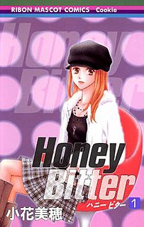 Honey Bitter is Japanese josei manga by Miho Obana, serialized in Shueisha's Cookie from February 2004 to December 1, 2018. In honor of the twentieth anniversary of Miho Obana's debut, a crossover between Honey Bitter and Kodocha called Deep Clear was released in 2010.