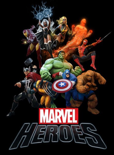 The key art for Marvel Heroes.