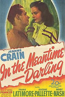 <i>In the Meantime, Darling</i> 1944 film by Otto Preminger