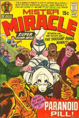 Mister Miracle #3 (Aug. 1971). Art by Kirby & Colletta