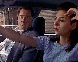 Peter Gerety (left) and Callie Thorne (right) were introduced as regular cast members in "Blood Ties", along with Jon Seda (not pictured). Peter gerety and laura ballard.jpg