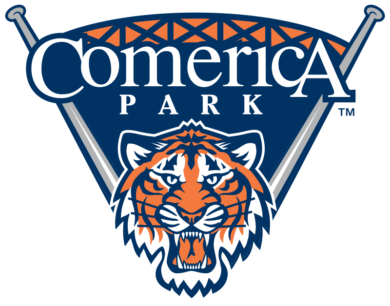 Minimalist Comerica Park Detroit Tigers - S. Preston – S. Preston