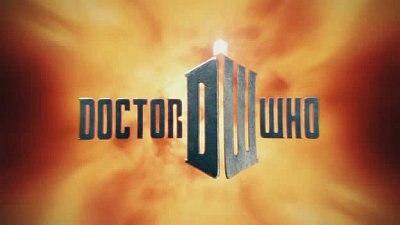 The redesigned Doctor Who title card for series 5, with its new logo (the first major change since the series' revival)