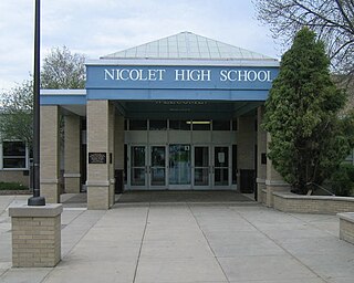 <span class="mw-page-title-main">Nicolet High School</span> Public school in Glendale, Wisconsin, United States