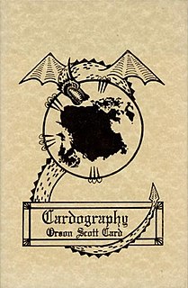 <i>Cardography</i> 1987 book by Orson Scott Card