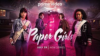 <i>Paper Girls</i> (TV series) American sci-fi tv series (2022)