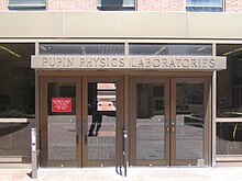 The entrance to Pupin Labs at Columbia Pupin Labs Entrance.jpg