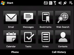 The Tasks Screen on the HTC Touch Pro TF3D Landscape.png