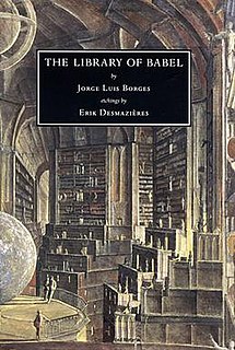 <span class="mw-page-title-main">The Library of Babel</span> Short story by Jorge Luis Borges