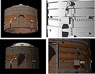 CAD representation of a beehive kiln
