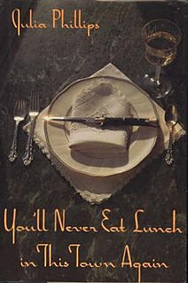 <i>Youll Never Eat Lunch in This Town Again</i> book by Julia Phillips