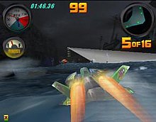 Arcade version showcasing the boat Banshee racing on the Ship Graveyard track Banseeshipgraveyard.JPG