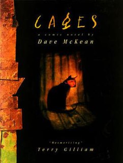 <i>Cages</i> (comics) Comic book limited series by Dave McKean