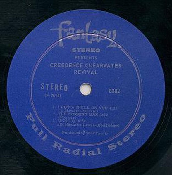 1968 label of Creedence Clearwater Revival debut