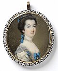 Thumbnail for File:John Smart - Portrait of the Hon Miss Eliza Booth - Dated 1766 - Victoria &amp; Albert Museum.jpg