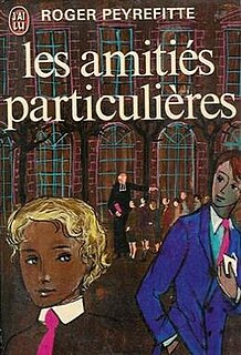<i>Les amitiés particulières</i> book by Roger Peyrefitte