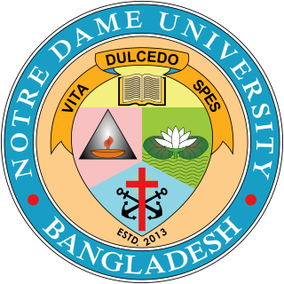 <span class="mw-page-title-main">Notre Dame University Bangladesh</span> Private Catholic university in Dhaka