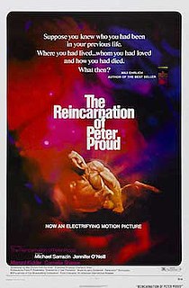 <i>The Reincarnation of Peter Proud</i> 1975 American psychological horror film by J. Lee Thompson