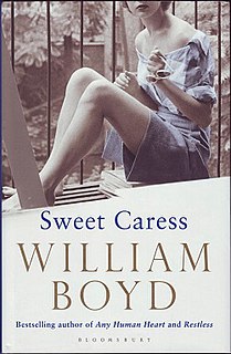 <i>Sweet Caress</i> 2015 novel by William Boyd