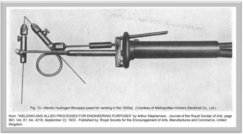 File:Atomic Hydrogen Arc Welding apparatus, early 1930s, United Kingdom.jpg