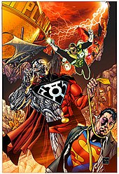 Cover art for Tales of the Sinestro Corps Presents: Cyborg Superman #1, by Ethan Van Sciver.