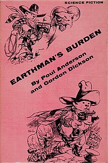 <i>Earthmans Burden</i> book by Poul Anderson