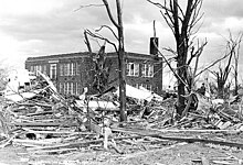 View of Meissner School, one of few surviving buildings Meissner School.jpg