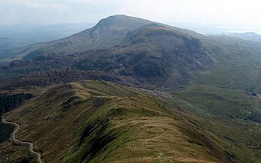 Moel Lefn, Moel yr Ogof and Moel Hebog from Trum y Ddysgl Lefn.jpg