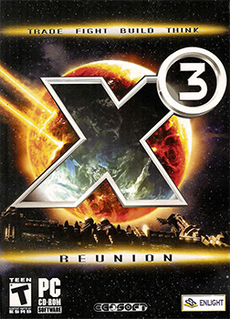 <i>X3: Reunion</i> 2005 single-player space trading and combat video game