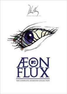 <i>Æon Flux</i> avant-garde science fiction animated television series
