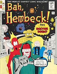The cover from Fred Hembeck's Bah, Hembeck (1980) BahHembeck.jpg
