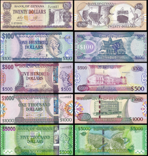 Guyanese dollar Currency used in Guyana