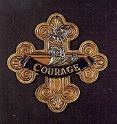 Cowardly Lion's courage medal used for the 1939 film. Medal001.jpg