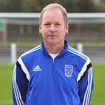 Neil Duffy, when Troon F.C. Asst. Manager (October 2015)