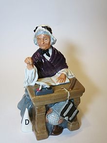 Schoolmarm, a figurine by Royal Doulton Schoolmarm, a figurine by Royal Doulton.jpg