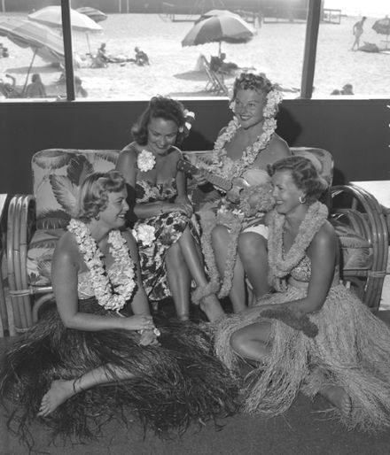 Santa Monica Swimming Club luau, 1949