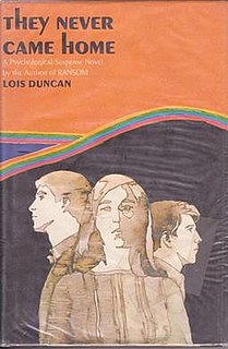 <i>They Never Came Home</i> 1968 novel written by Lois Duncan