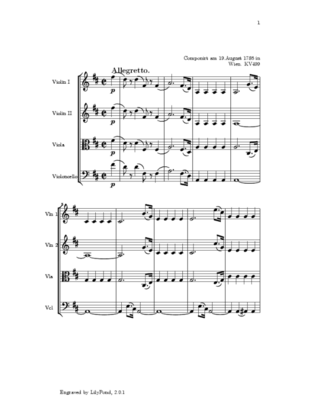 <span class="mw-page-title-main">String Quartet No. 20 (Mozart)</span>