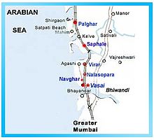 How to get to Vasai Virar Municipal Corporations Wards Office in Nalasopara  by Bus or Train?