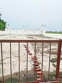 Image of the Eid gah build by Zamindar Naseer Khan in year 1600. Bahuwara old Eid Gah.jpeg