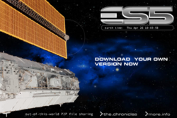 Screenshot of the EarthStation 5 website at the time of launch. Es5-screenshot.png