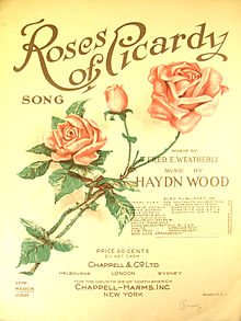 "Roses of Picardy": Sheet music from c. 1920 Roses of picardy sheet music 01.jpg